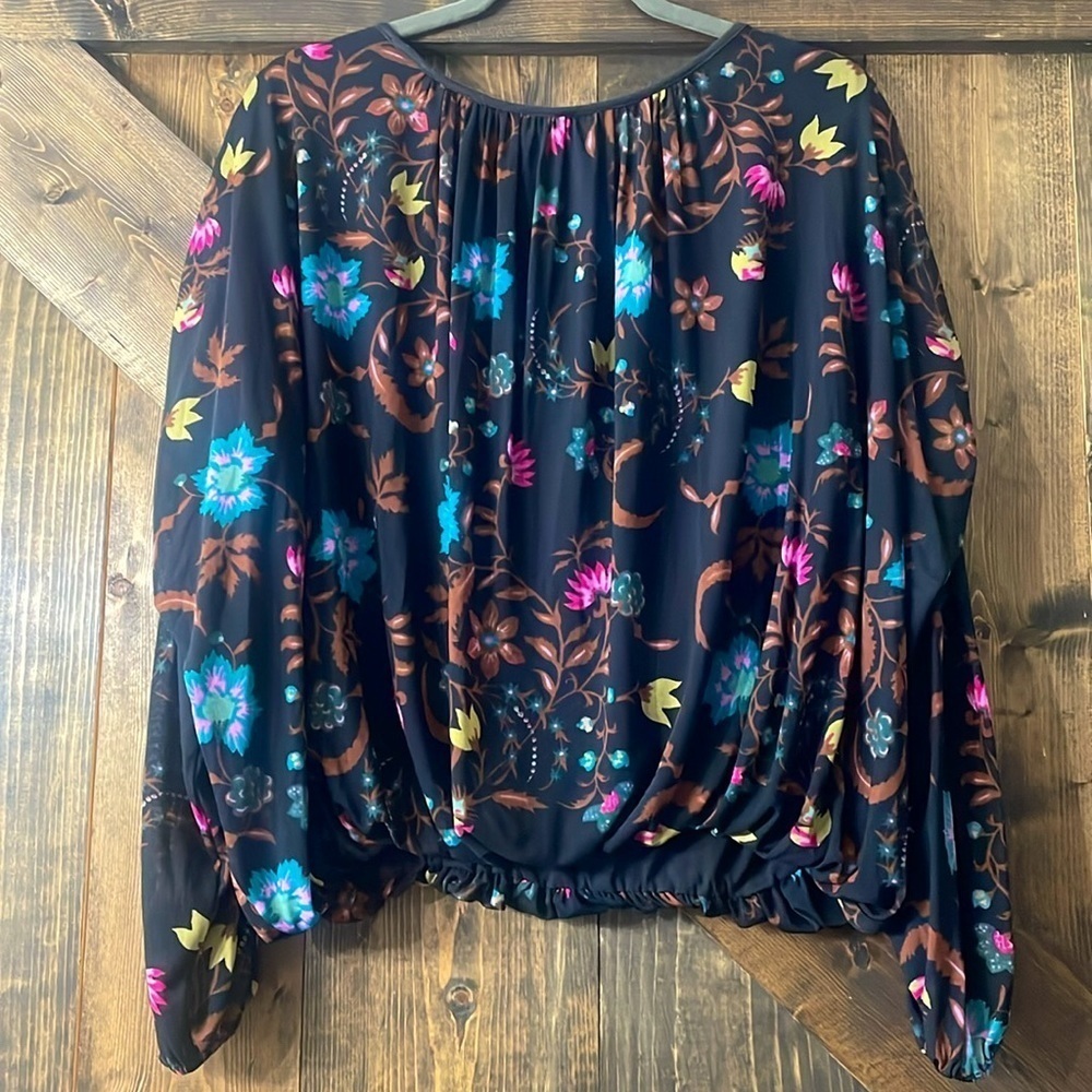 FREE PROPLE Wildflower Honey Floral Blouson - Picture 4 of 9